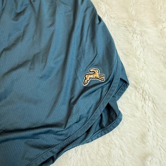 Tracksmith Twilight Split Shorts Running Teal Women's XL - Picture 2 of 8
